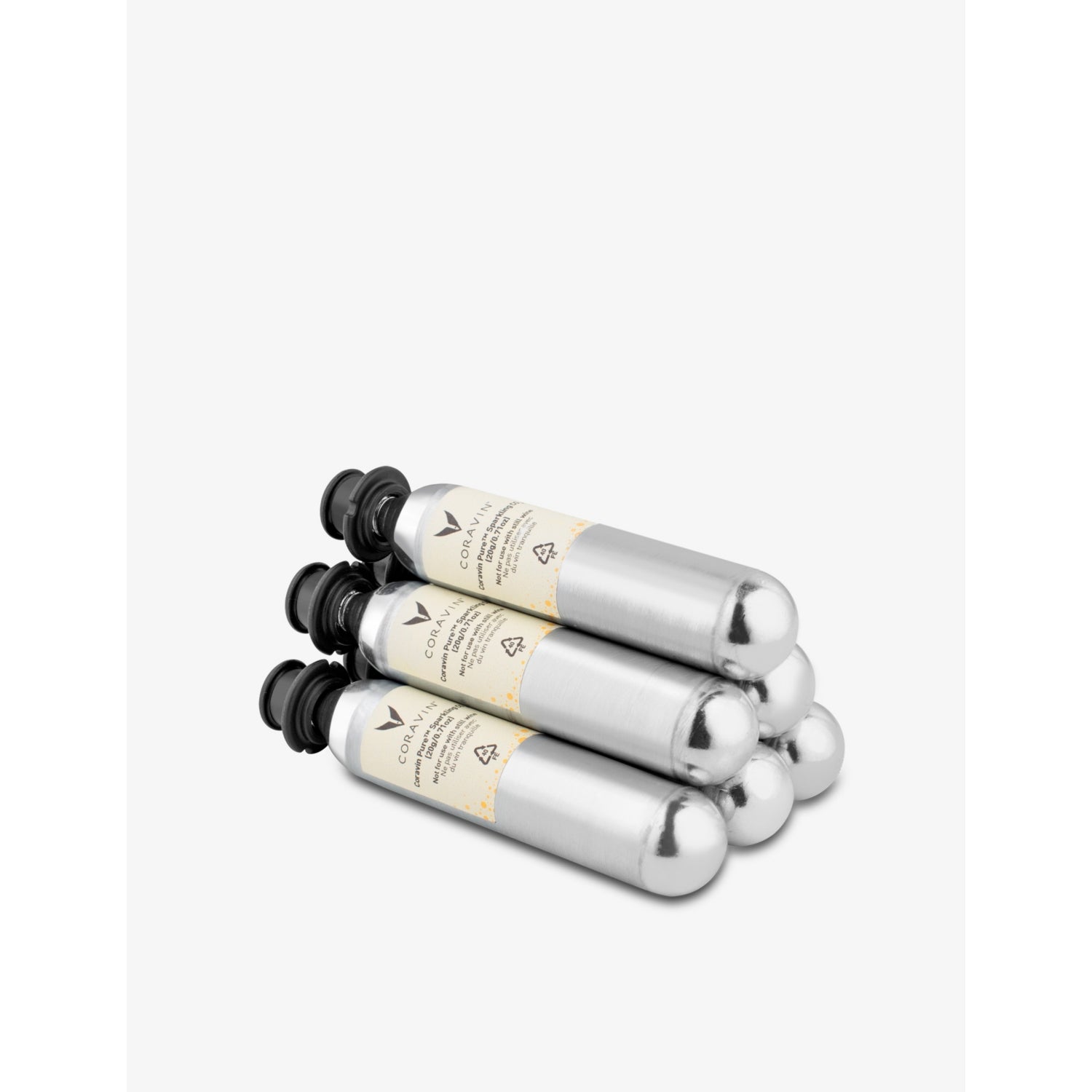 Coravin Pure CO2 refill canisters pack of six (British brand)