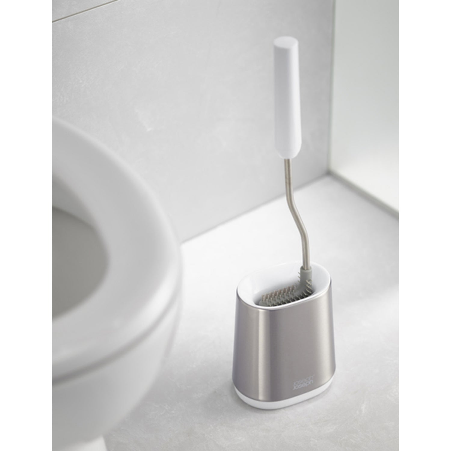 Joseph Joseph Flex Lite stainless steel toilet brush 43.1cm (British brand)