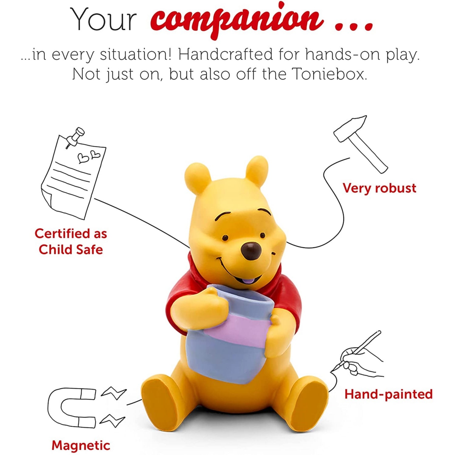 Tonies Winnie the Pooh audiobook toy (British brand)