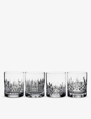 Waterford Lismore Evolution crystal tumblers set of four, UK version