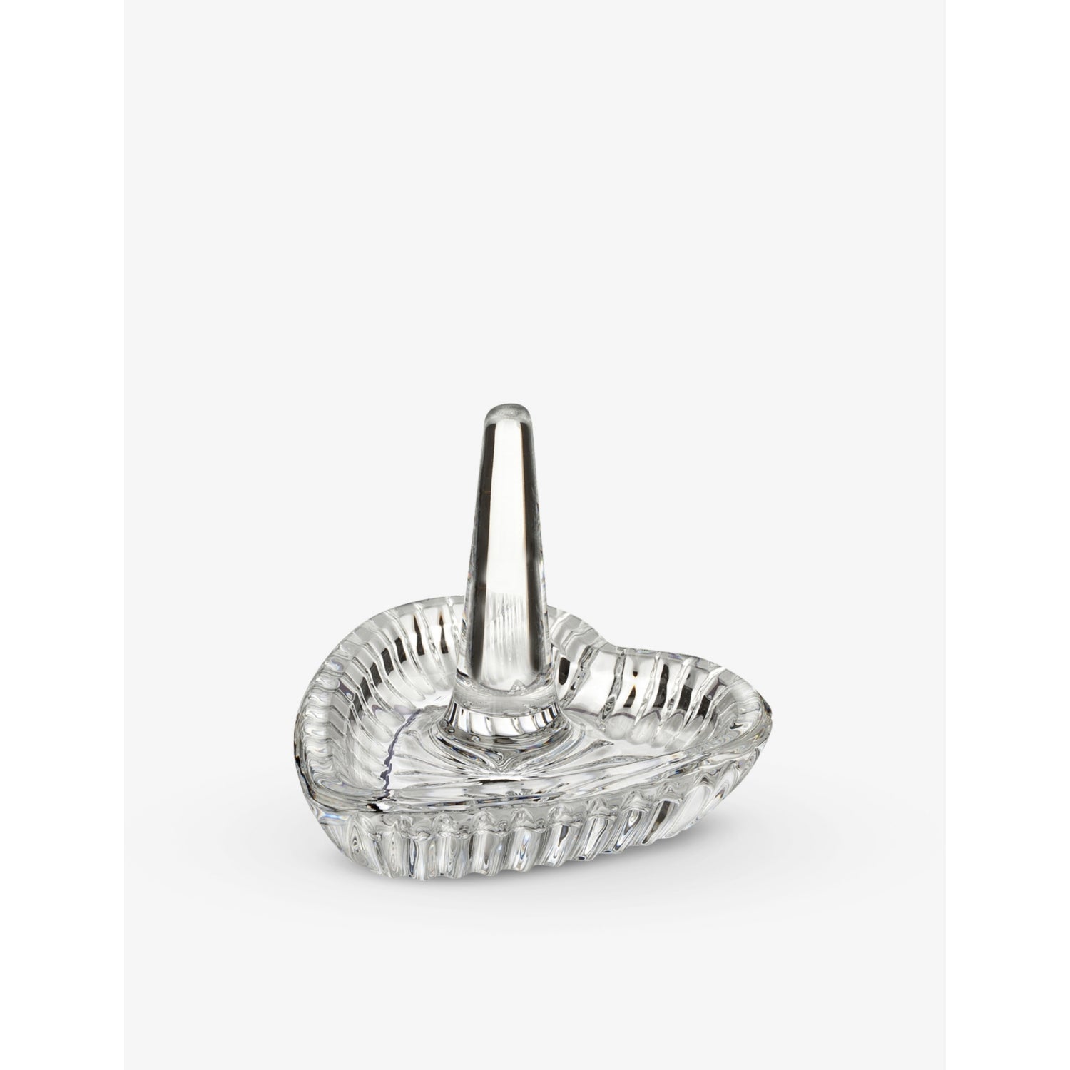 Waterford crystal ring holder heart-shaped 7.6cm, UK version