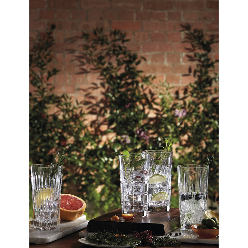 Waterford Gin Journeys engraved crystal glasses, set of four (British brand)