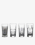 Waterford Gin Journeys engraved crystal glasses, set of four (British brand)