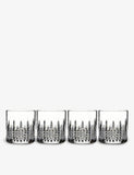 Waterford Lismore Diamond crystal tumbler glasses set of 4 - British product