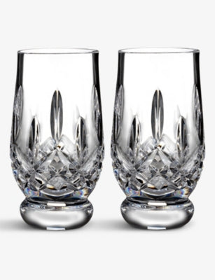 Waterford Lismore crystal tasting tumblers set of two - British product