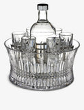 Waterford Lismore diamond crystal vodka set, imported from the UK