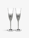 Waterford Lismore Diamond Essence champagne flutes set of two - British product