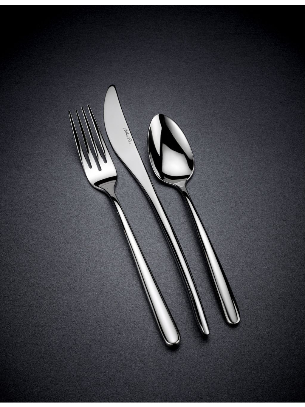 Arthur Price Signature Echo stainless steel 84-piece cutlery set, UK version