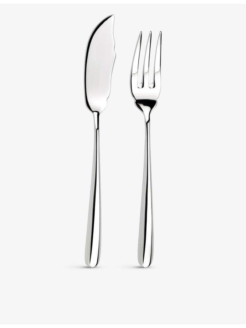 Arthur Price Signature Echo stainless steel cutlery set 124-piece (British brand)