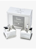 Arthur Price silver-plated giraffe keepsake box set of two (British brand)