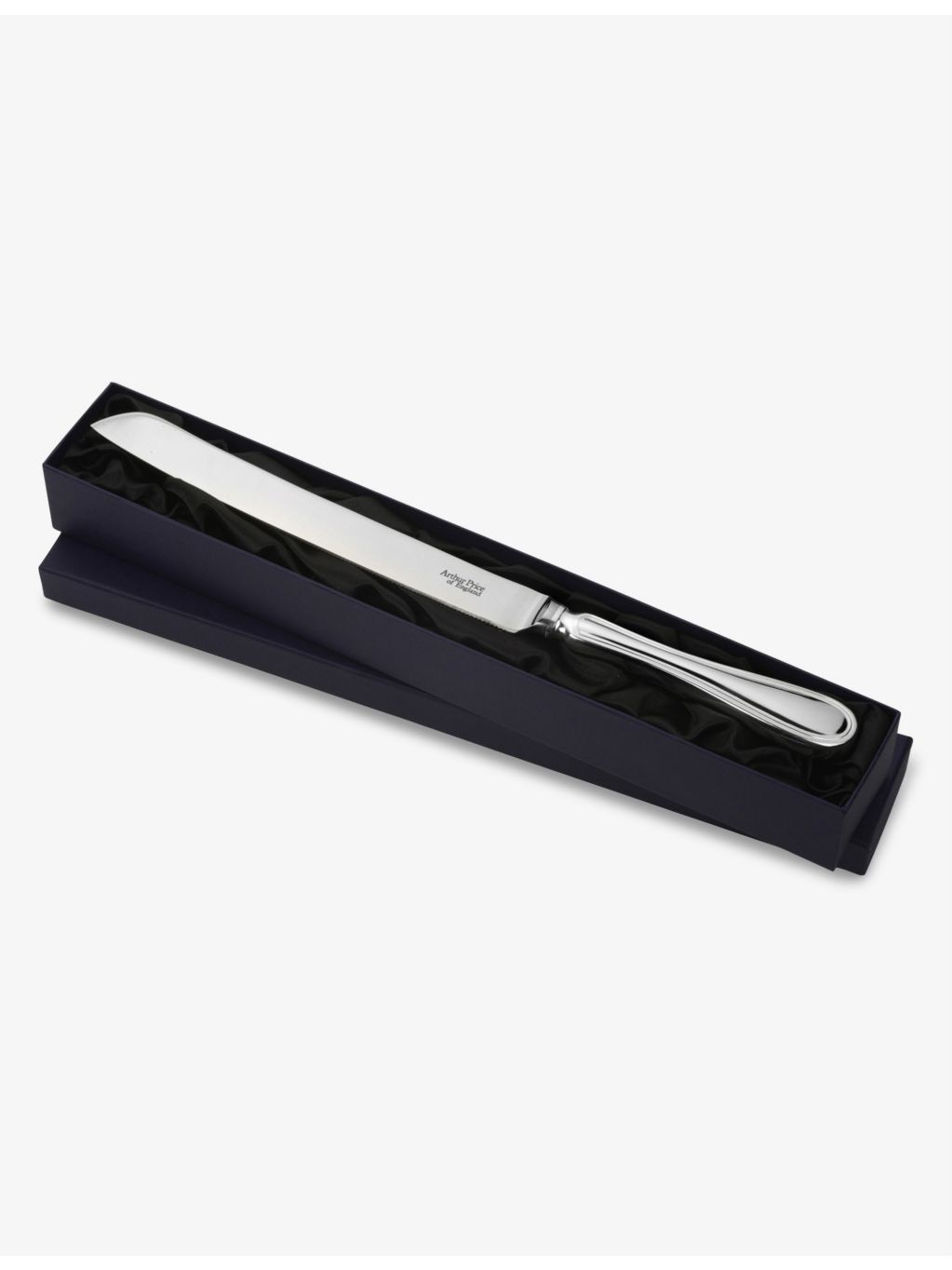 Arthur Price silver-plated wedding cake knife 34cm, UK version