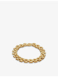 Monica Vinader heirloom 18ct gold-plated vermeil bracelet 19cm (British brand)