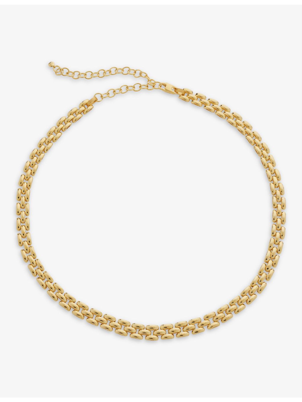 Monica Vinader 18ct vermeil chain necklace, adjustable 36-46cm - British product