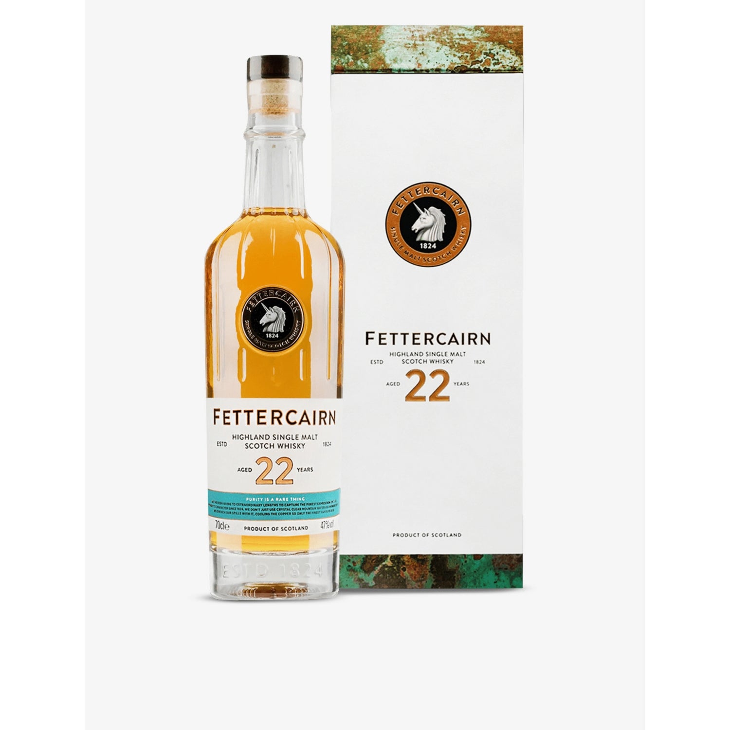 Fettercairn 22-year-old single malt Scotch whisky 700ml - British product