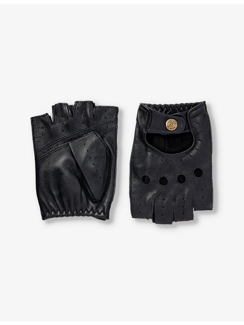 Dents fingerless leather gloves Snetterton, imported from the UK