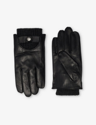 Dents leather touchscreen gloves in sheep leather, UK version