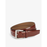 Glossy leather belt - S