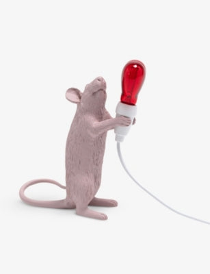 Seletti resin mouse lamp heart bulb 14.5cm, imported from the UK