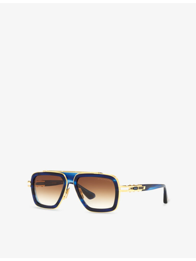 Dita aviator sunglasses acetate frame with gold hardware - British product