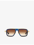 Dita aviator sunglasses acetate frame with gold hardware - British product