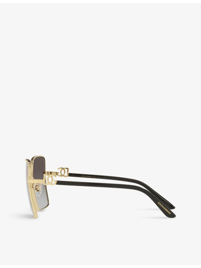 Dolce & Gabbana DG2279 square metal sunglasses (British brand)