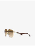 Ray-Ban metal aviator sunglasses RB3683 (British brand)
