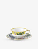 Wedgwood Waterlily teacup and saucer, 150ml, imported from the UK