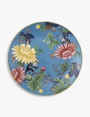 Wedgewood bone china plate Sapphire Garden 20cm, UK version