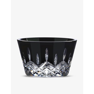 selfridges Waterford Lismore Black Crystal Bowl 12.5cm- Buy online at McGrocer