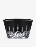 Waterford Lismore Black crystal bowl 12.5cm, imported from the UK