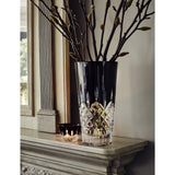 Waterford Lismore Black crystal vase 25cm, imported from the UK