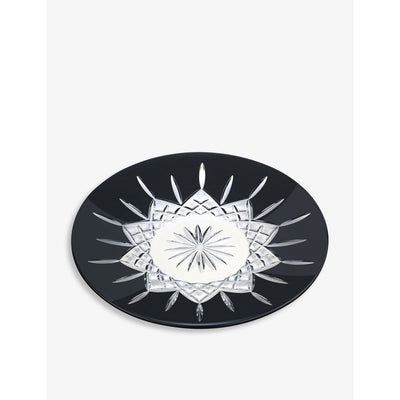 selfridges Waterford Lismore Black Decorative Plate 30.5cm- Buy online at McGrocer