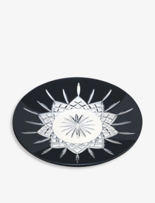 Waterford Lismore Black decorative plate 30.5cm, UK version