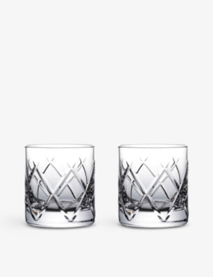 Waterford Olann crystal tumblers set of two, imported from the UK