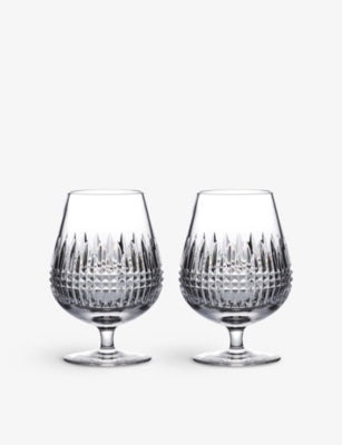 Waterford Lismore brandy glasses set of two - British product
