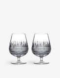 Waterford Lismore brandy glasses set of two - British product