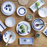 Royal Doulton Pacific mixed-print porcelain tableware set of 16, UK version