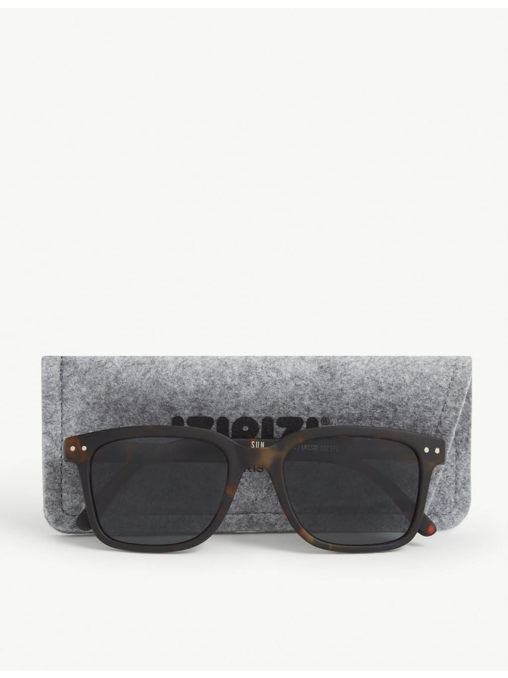 IZIPIZI square-frame tortoise sunglasses size L, UK version