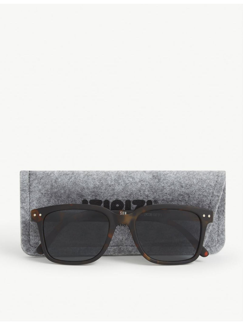 IZIPIZI square-frame tortoise sunglasses size L, UK version