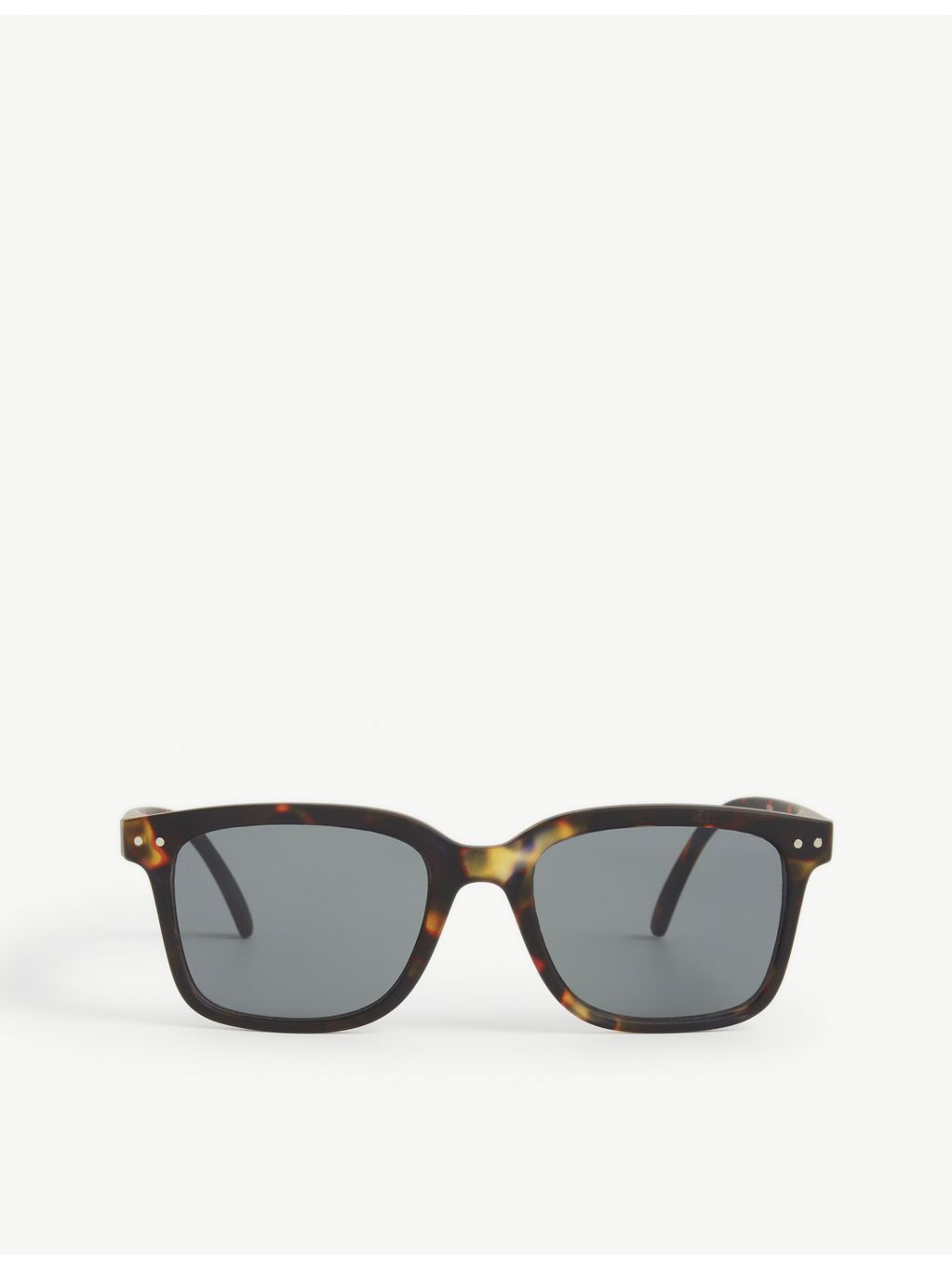 IZIPIZI square-frame tortoise sunglasses size L, UK version