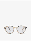 IZIPIZI round reading glasses in light tortoise (British brand)