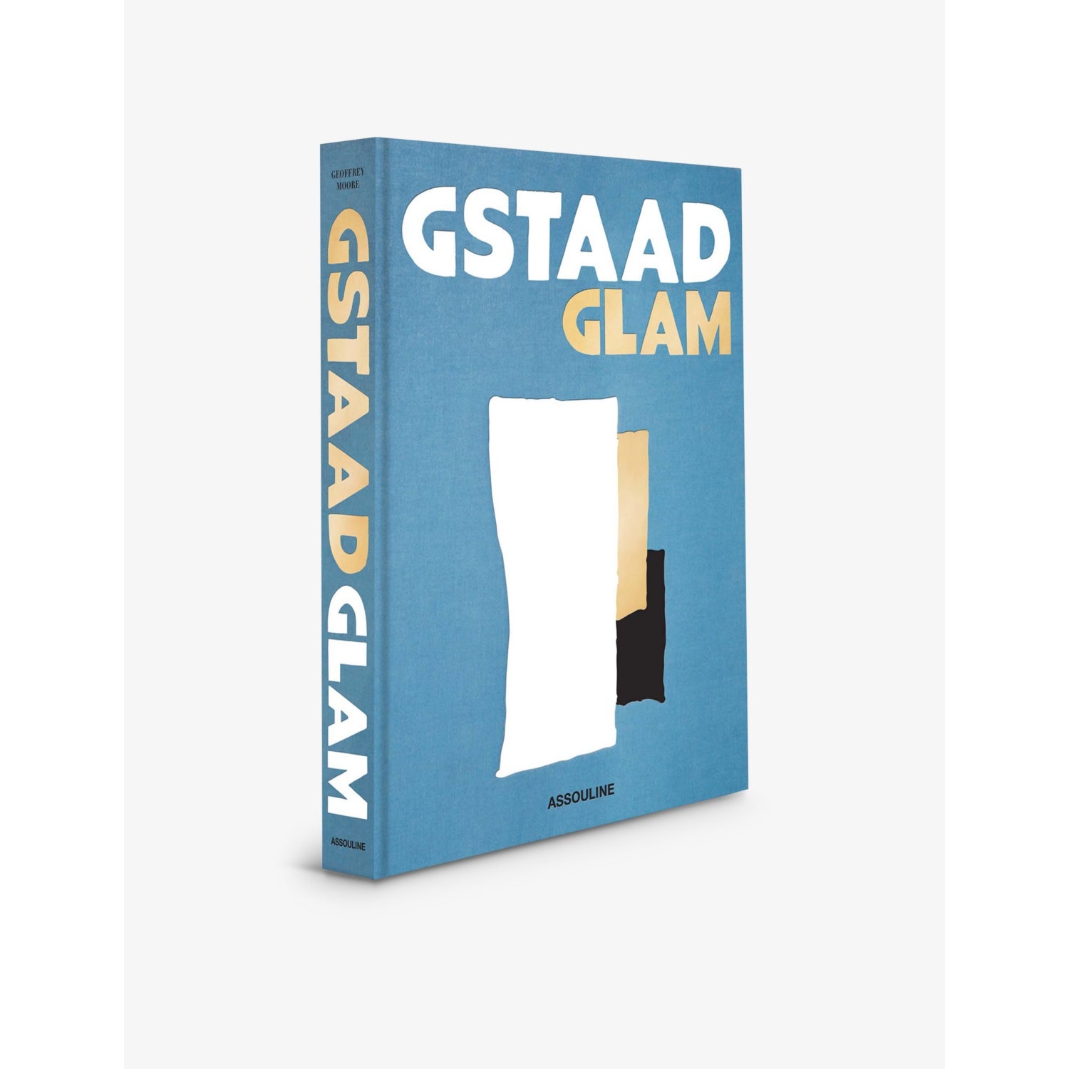 Assouline Gstaad Glam linen hardcover book (British brand)