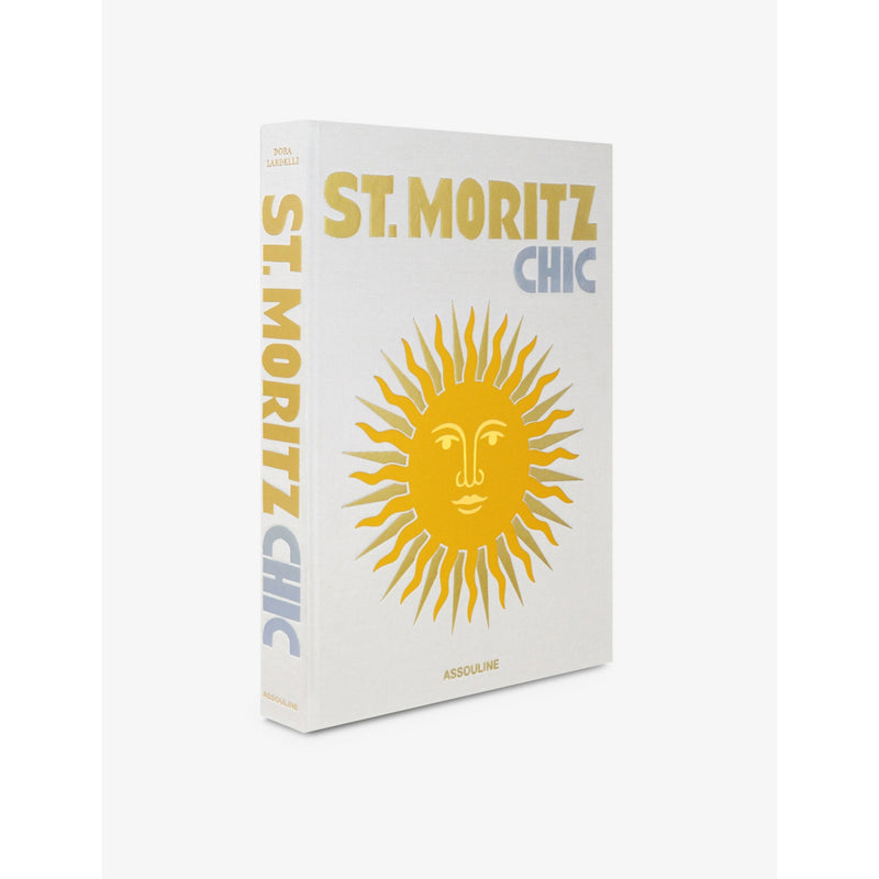 Assouline St Moritz Chic book, silk hardcover edition (British brand)