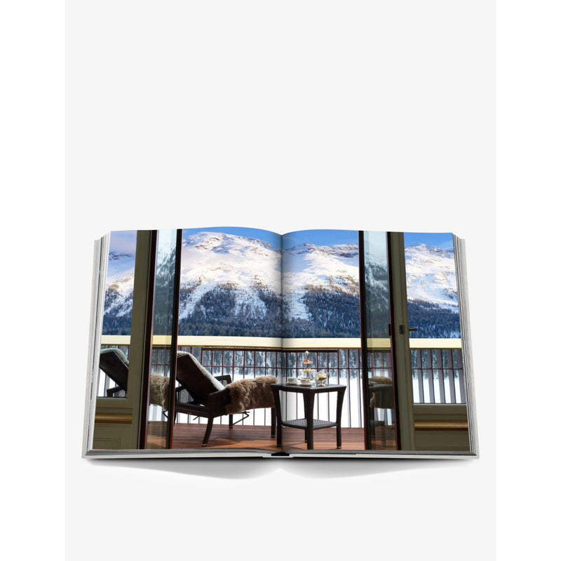 Assouline St Moritz Chic book, silk hardcover edition (British brand)