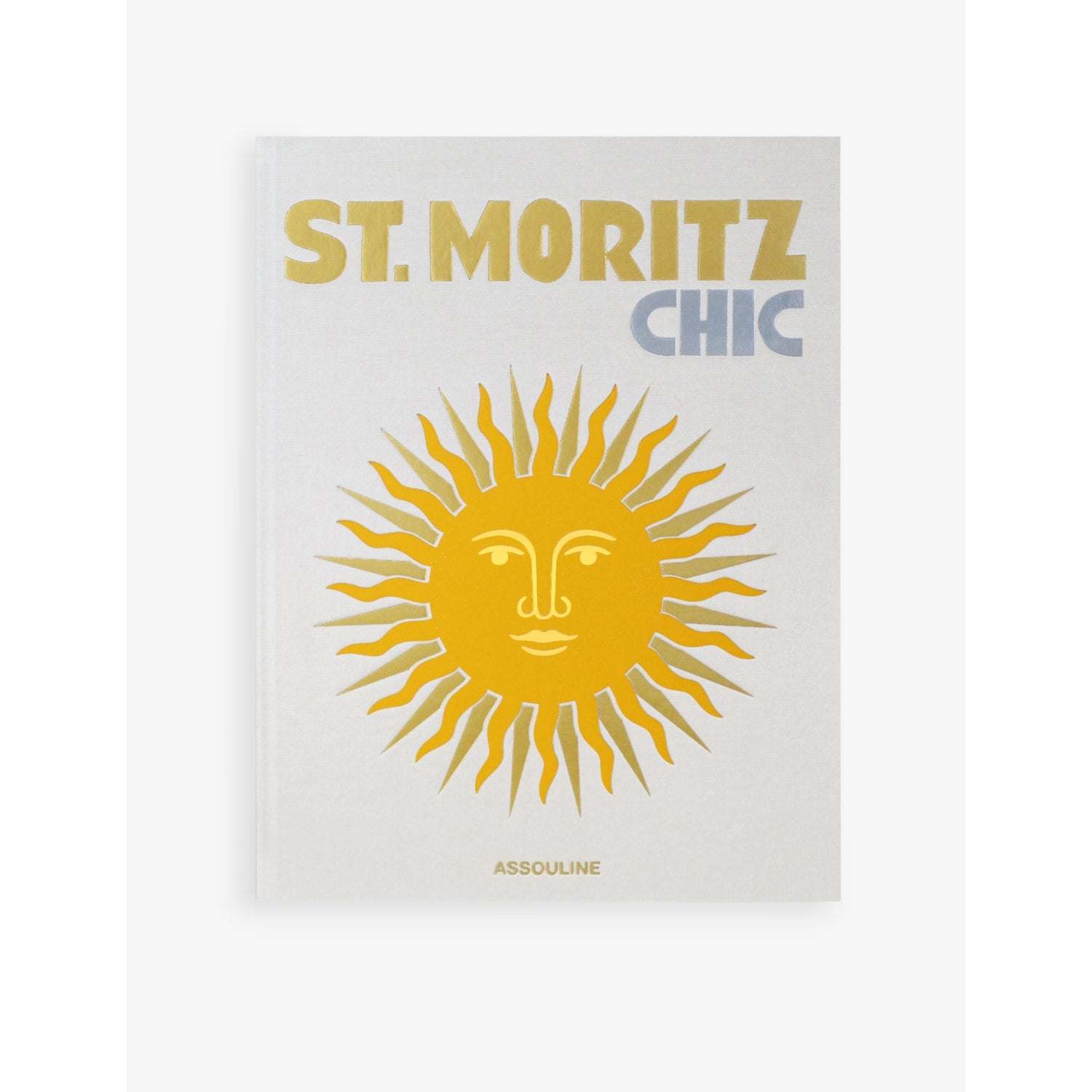 Assouline St Moritz Chic book, silk hardcover edition (British brand)