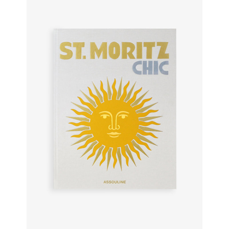 Assouline St Moritz Chic book, silk hardcover edition (British brand)