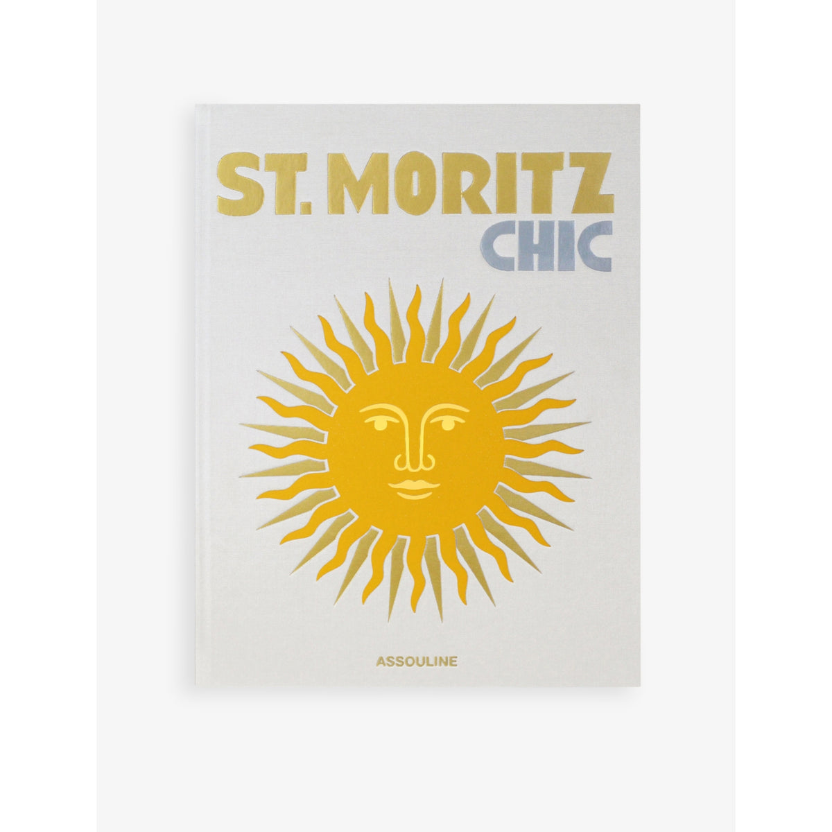 Assouline St Moritz Chic book, silk hardcover edition (British brand)