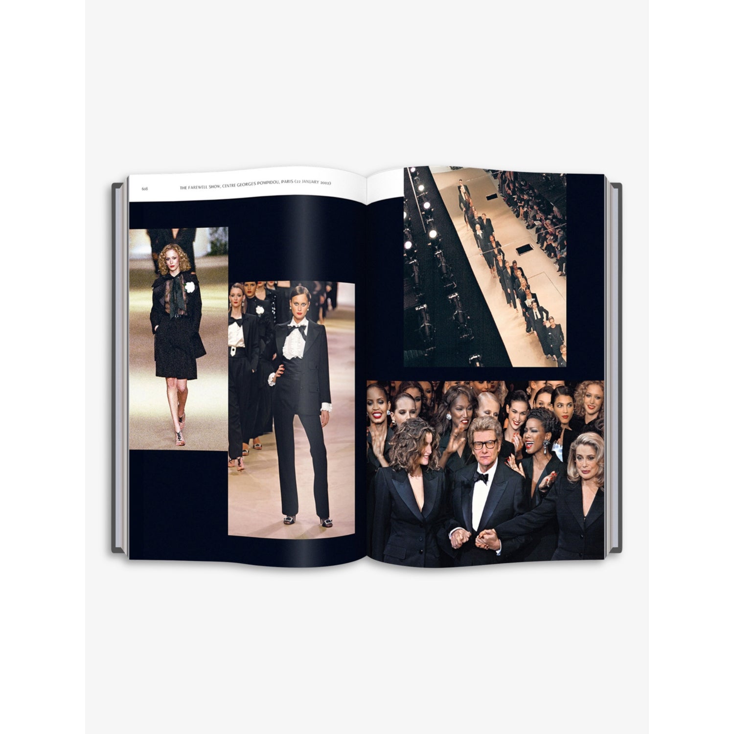 Yves Saint Laurent Catwalk fashion book 632 pages (British brand)