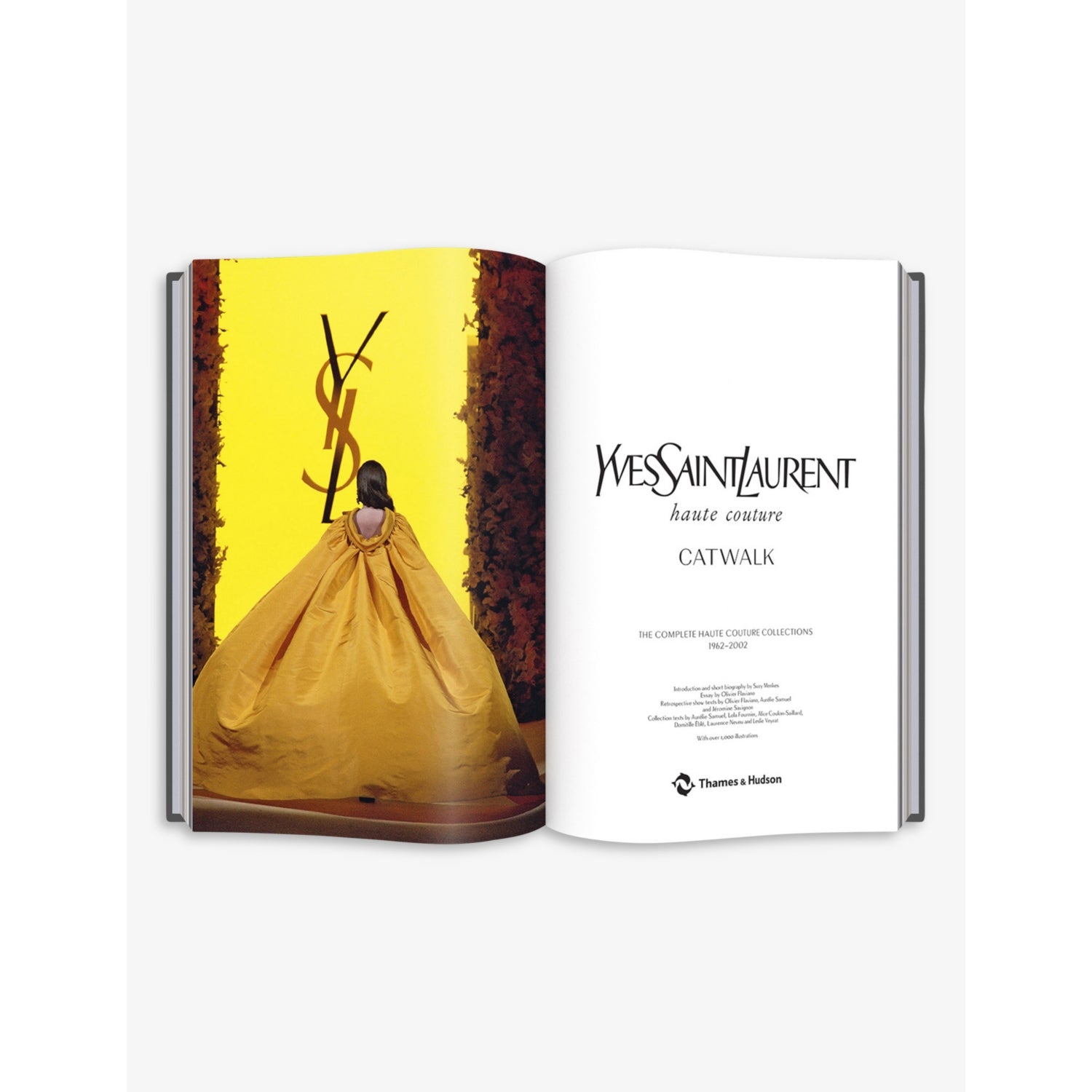 Yves Saint Laurent Catwalk fashion book 632 pages (British brand)