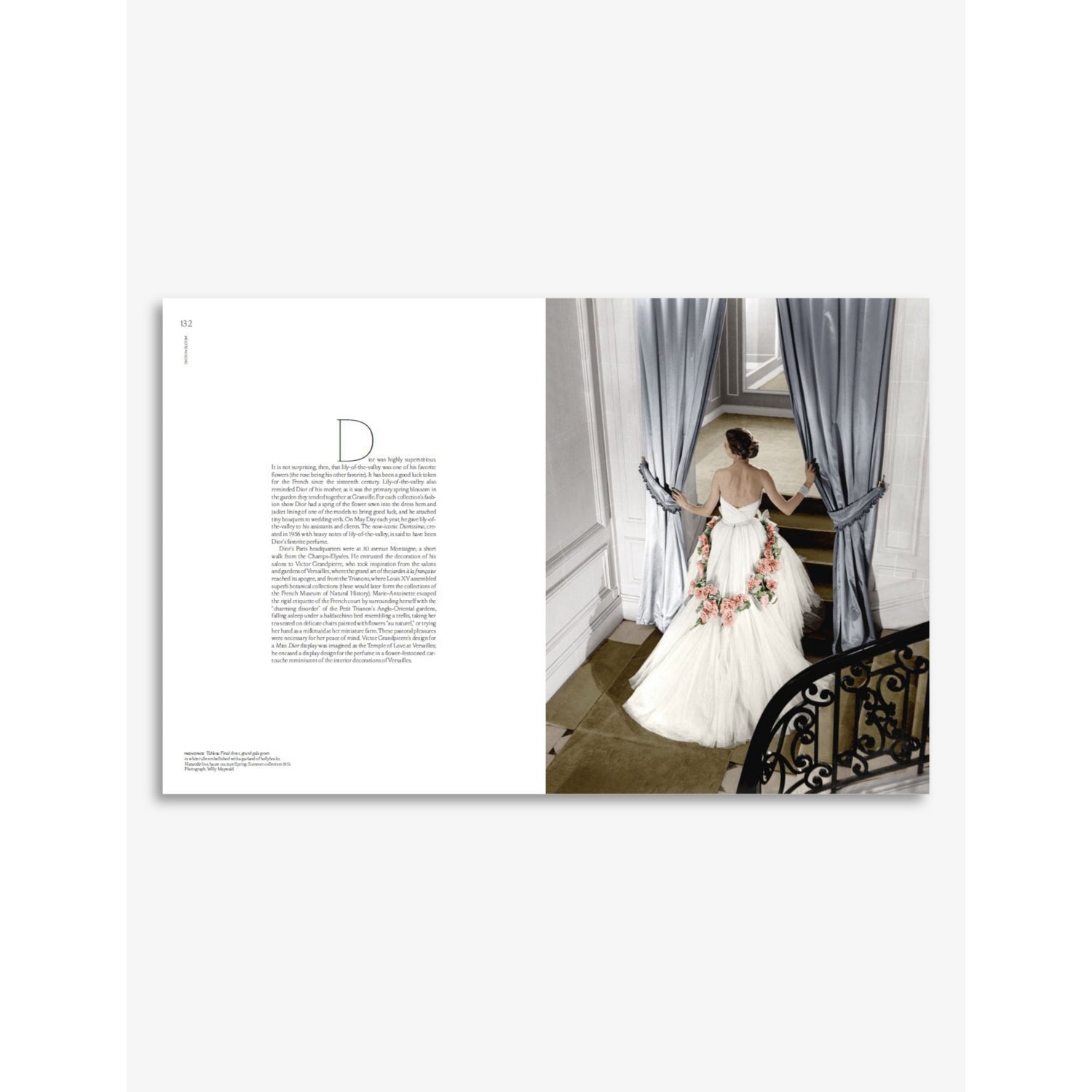 Dior in Bloom hardcover book, 302 pages, UK version